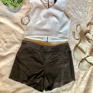 BB DAKOTA Leather Shorts Size 0